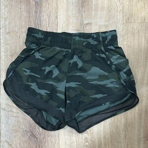 Athleta Printed Mesh Racer Run Women's Shorts